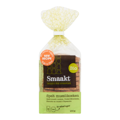 Smaakt Bio Spelt Mueslikoeken